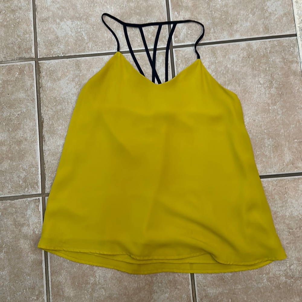 Yellow and Navy Blue Tank